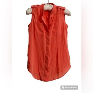 2P Banana Republic Salmon Colored Blouse